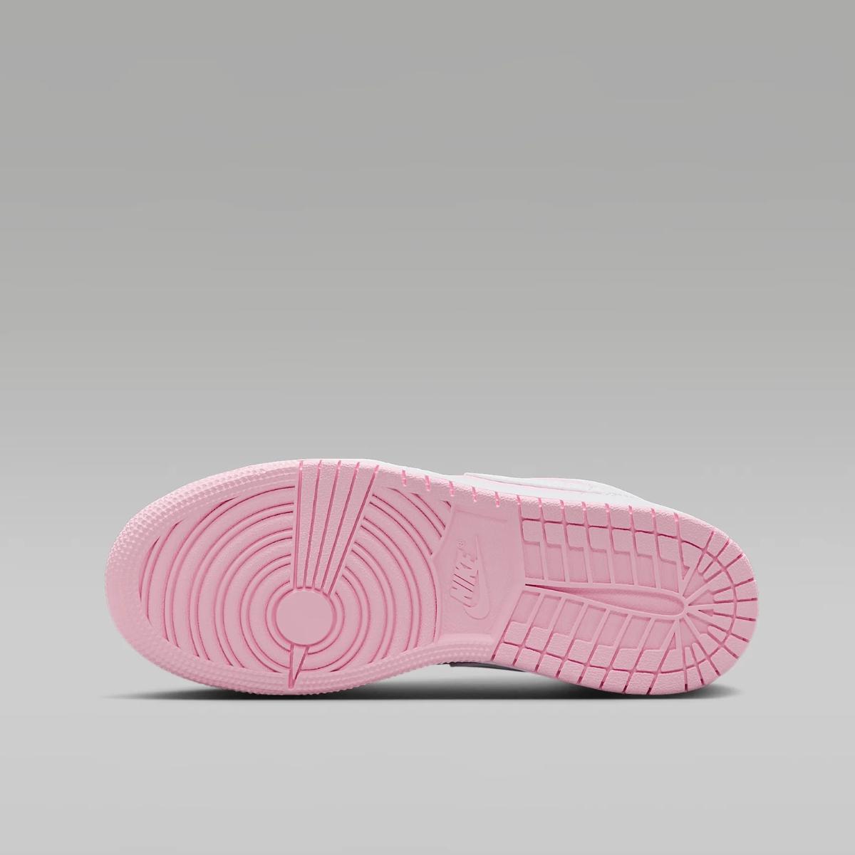 Giày Air Jordan 1 Low Pink Foam White 553560-608 - Ảnh 6