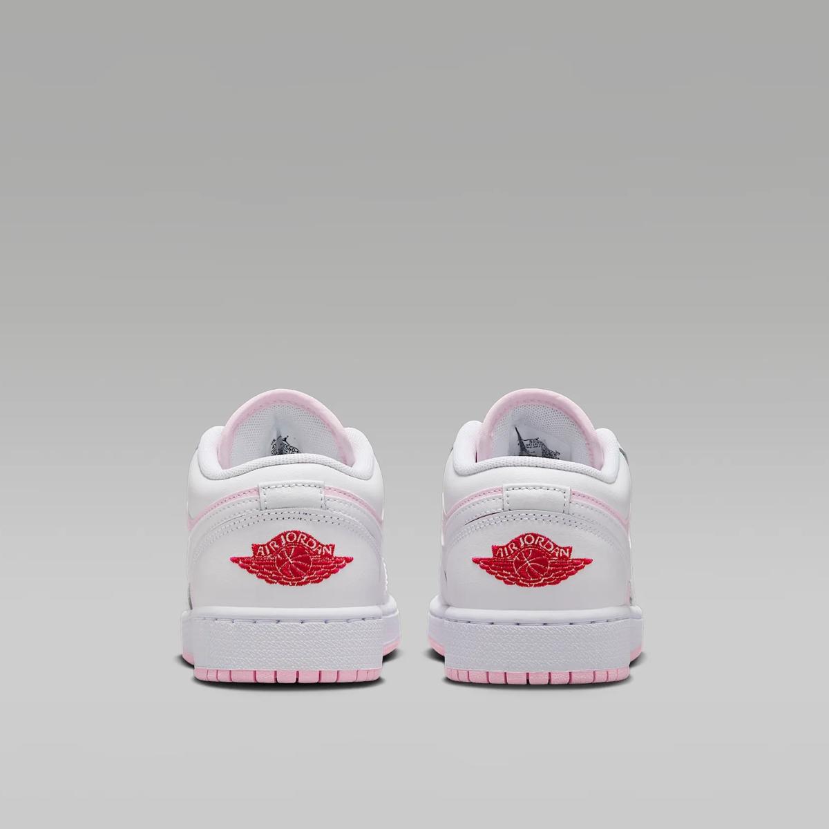 Giày Air Jordan 1 Low Pink Foam White 553560-608 - Ảnh 8