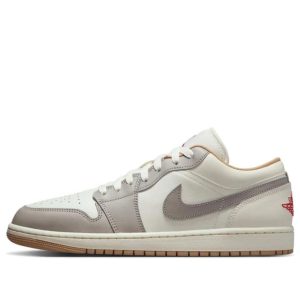 Giày Air Jordan 1 Low Red College Grey 553558-169