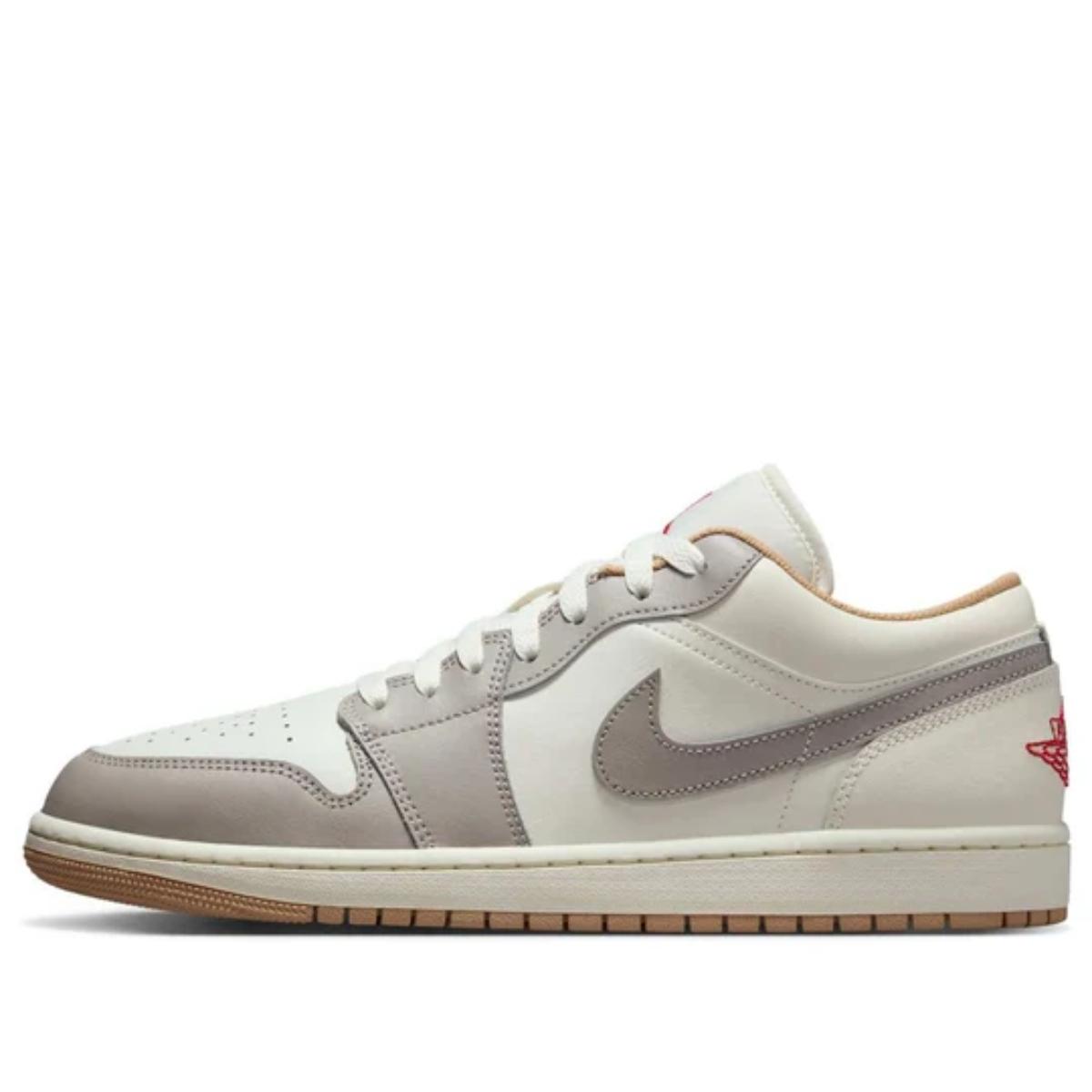 Giày Air Jordan 1 Low Red College Grey 553558-169 phối đỏ đậm và xám nhạt