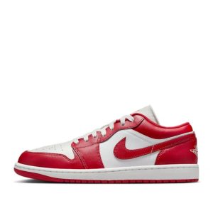 Giày Air Jordan 1 Low Red White 553558-166