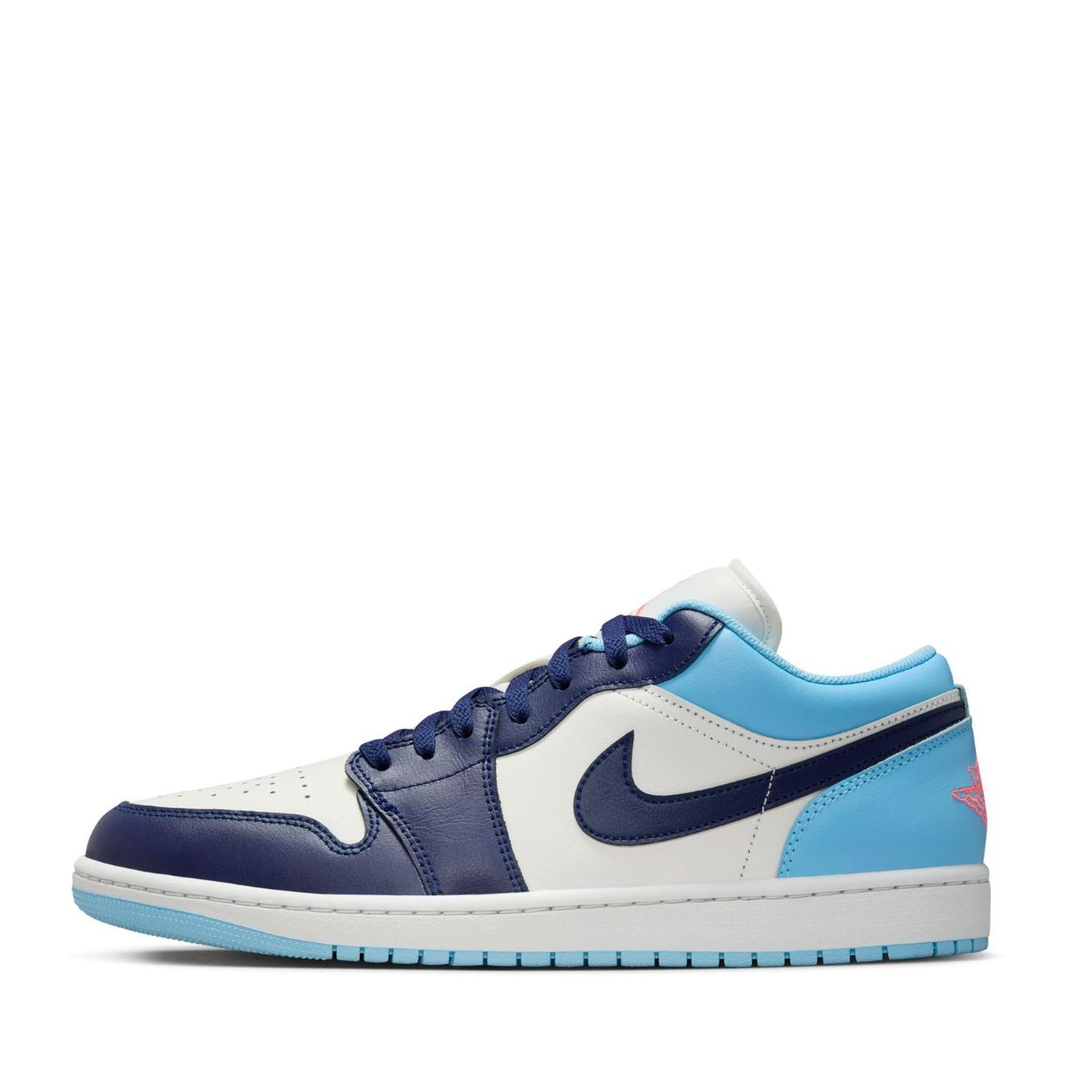 Giày Air Jordan 1 Low Sail Blue Chill 553558-149 phối trắng kem và xanh băng