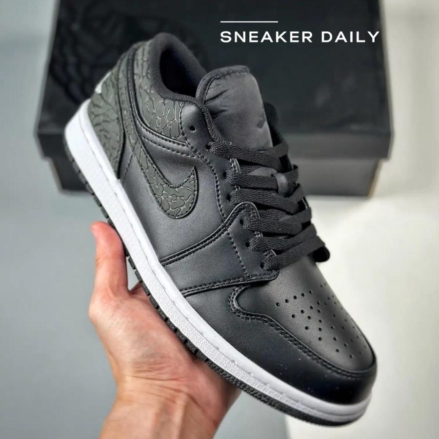 Giày Air Jordan 1 Low SE Black Elephant FB9907-001 - Ảnh 2