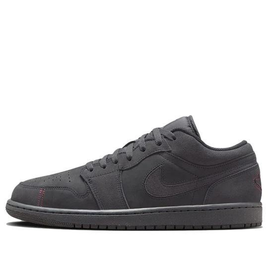 Giày Air Jordan 1 Low SE Craft Dark Smoke Red FD8635-001 phối màu xám đỏ