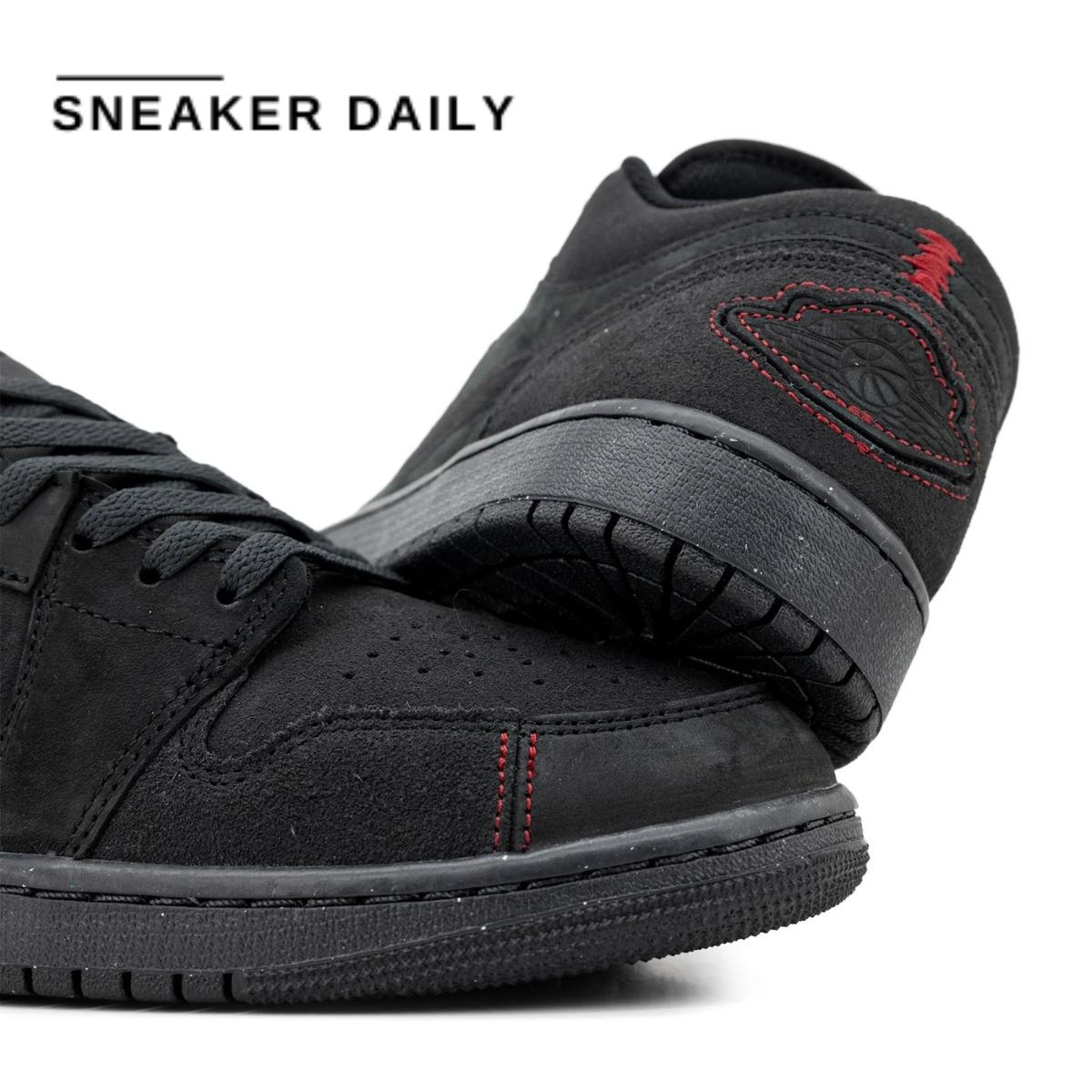 Giày Air Jordan 1 Low SE Craft Dark Smoke Red FD8635-001 - Ảnh 3
