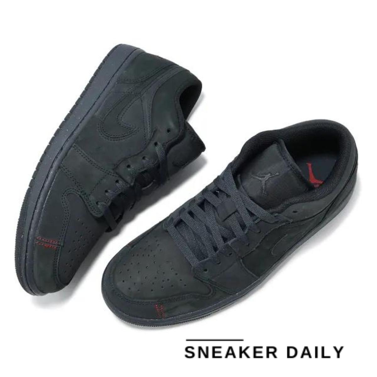 Giày Air Jordan 1 Low SE Craft Dark Smoke Red FD8635-001 - Ảnh 4
