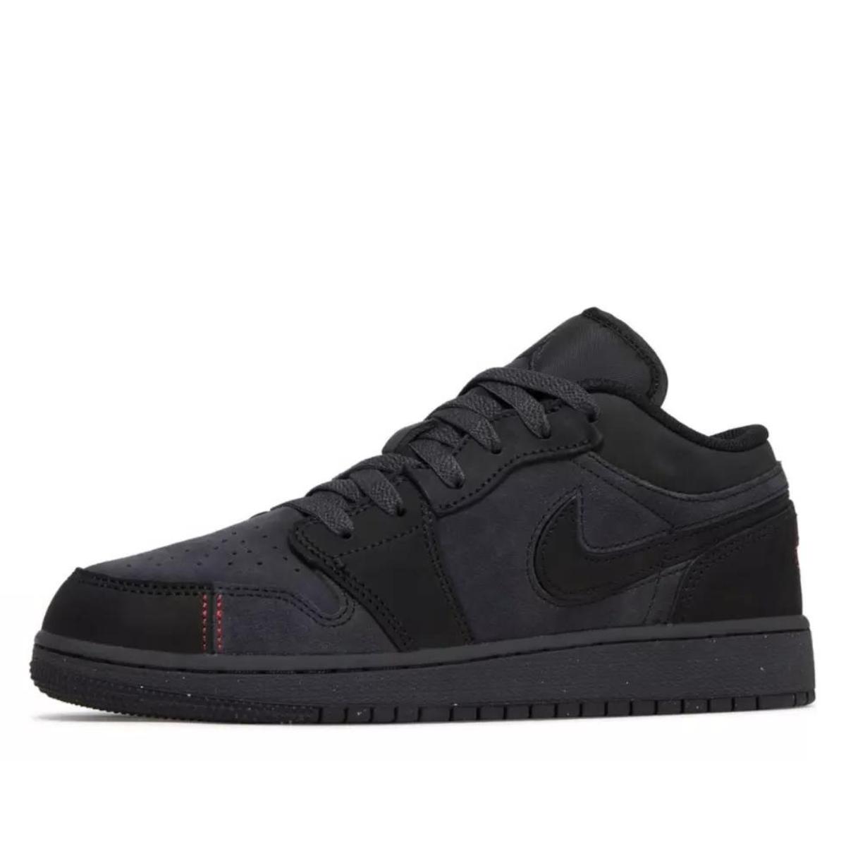 Giày Air Jordan 1 Low SE Craft GS Dark Smoke Red FQ7757-001 nhìn tổng thể