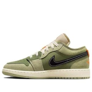 Giày Air Jordan 1 Low SE Craft Sky J Light Olive (GS) FD9092-300
