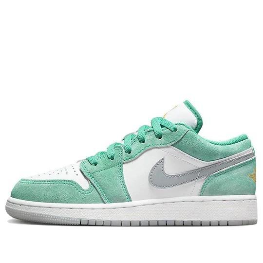 Giày Air Jordan 1 Low SE New Emerald GS DO8244-301 màu xanh da lộn
