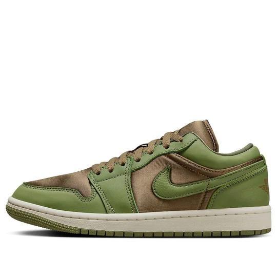 Giày Air Jordan 1 Low SE Sky J Light Olive WMNS FB9893-300 phối màu nâu trắng xanh olive