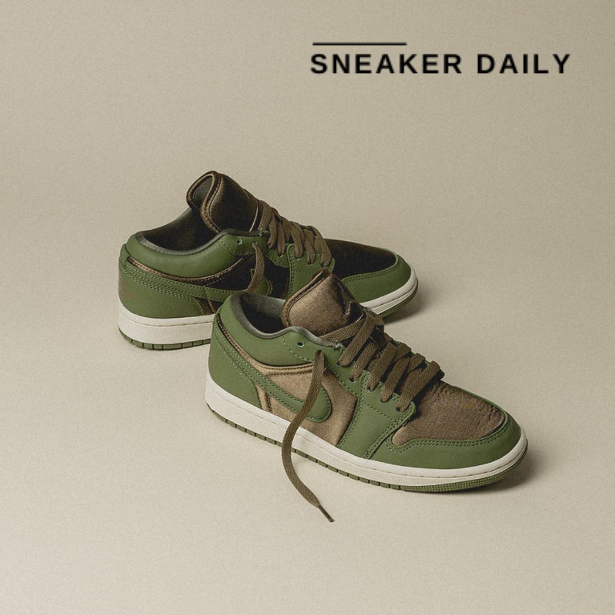 Giày Air Jordan 1 Low SE Sky J Light Olive (WMNS) FB9893-300 - Ảnh 5