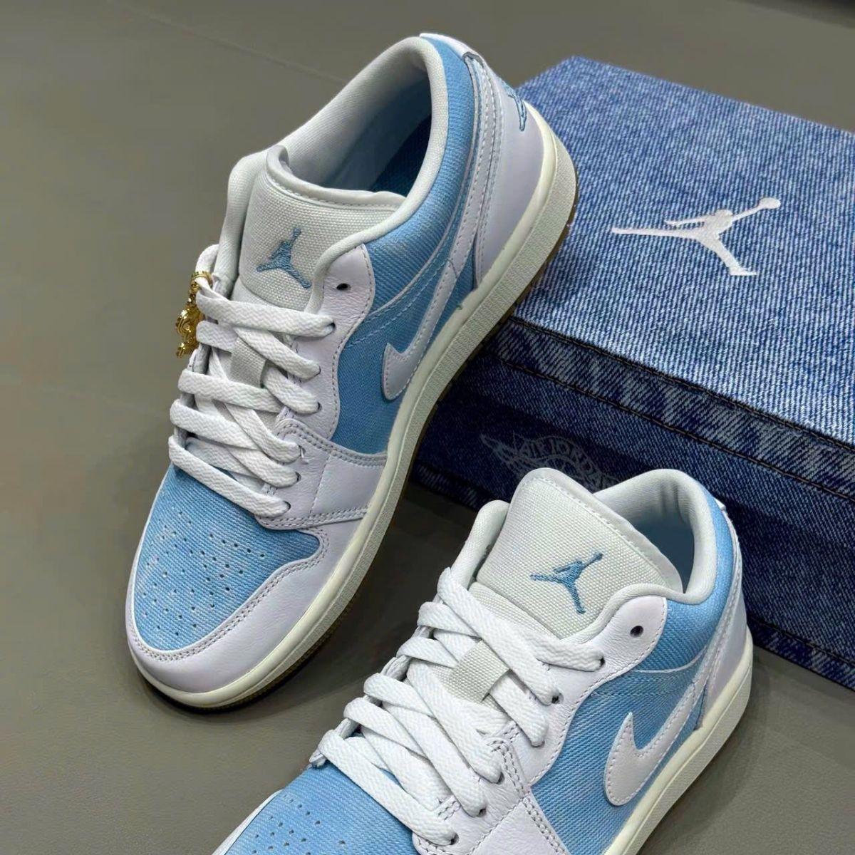 Giày Air Jordan 1 Low SE Worn Blue HQ2004-400 - Ảnh 3