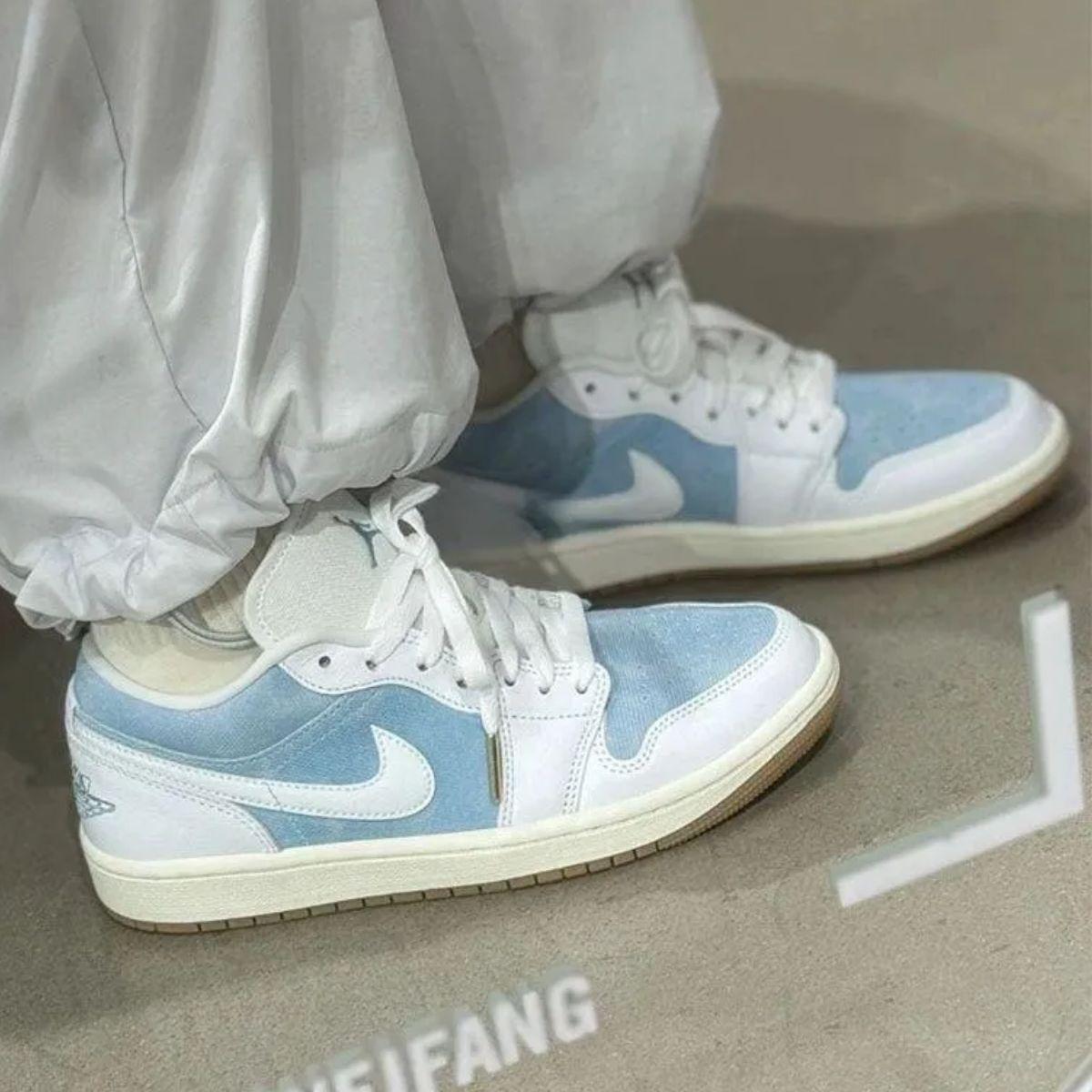 Giày Air Jordan 1 Low SE Worn Blue HQ2004-400 - Ảnh 5