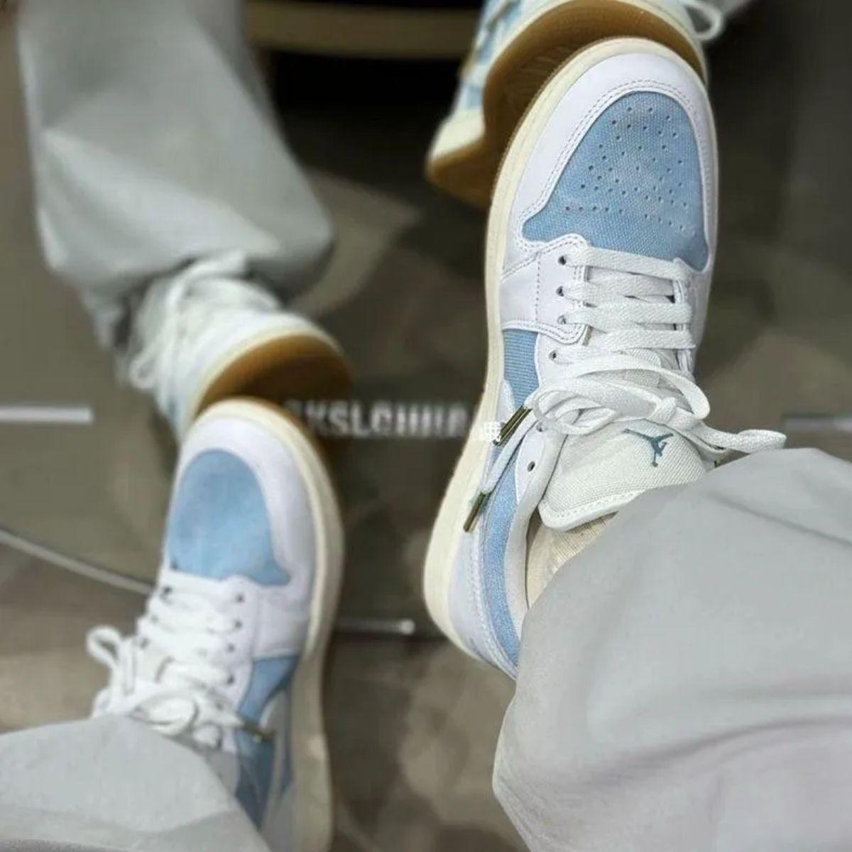 Giày Air Jordan 1 Low SE Worn Blue HQ2004-400 - Ảnh 7