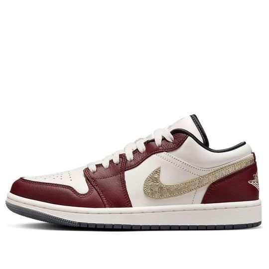 Giày Air Jordan 1 Low SE Year of the Dragon WMNS FJ5735-100 phối trắng đỏ vàng