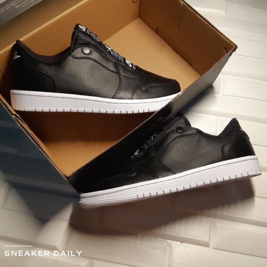 Giày Air Jordan 1 Low Slip Black (WMNS) AV3918-001 - Ảnh 10