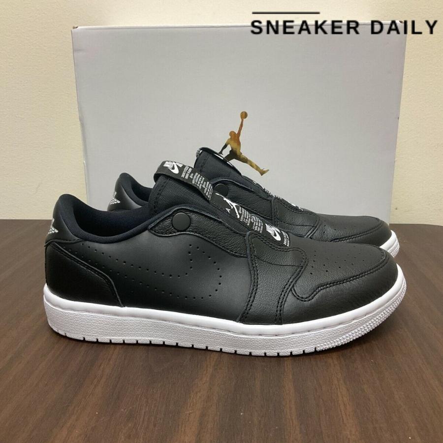 Giày Air Jordan 1 Low Slip Black (WMNS) AV3918-001 - Ảnh 4