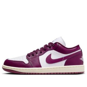 Giày Air Jordan 1 Low White Fireberry  (WMNS) DC0774-161