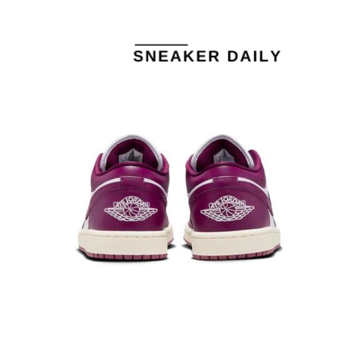 Giày Air Jordan 1 Low White Fireberry (WMNS) DC0774-161 - Ảnh 6