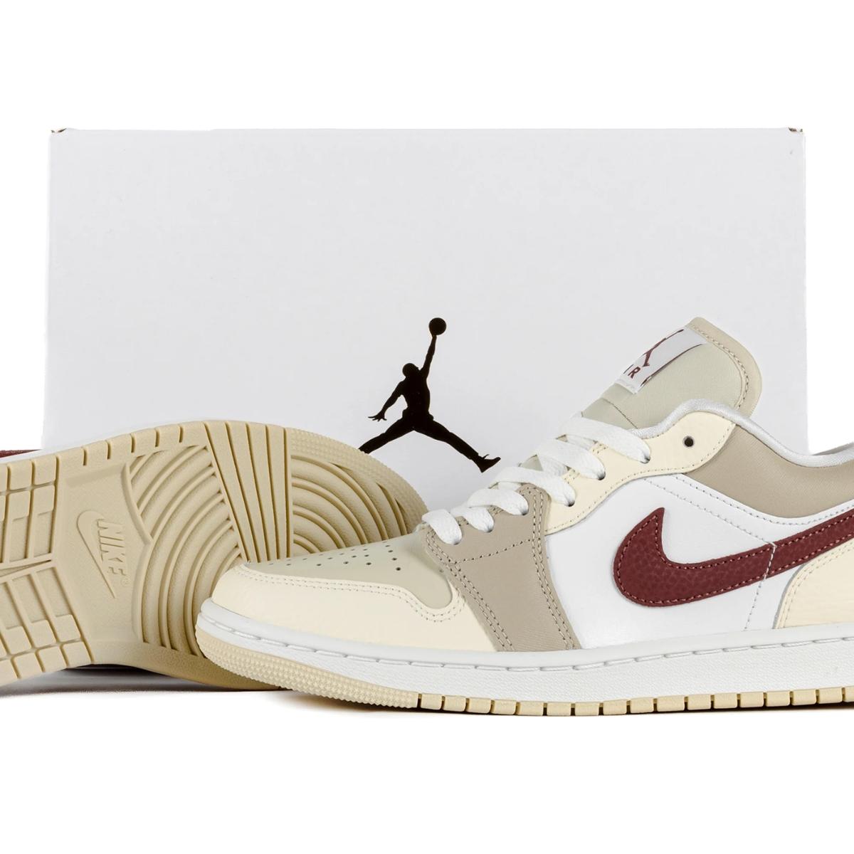 Giày Air Jordan 1 Low Wmns Desert Khaki HV6530-100 - Ảnh 6