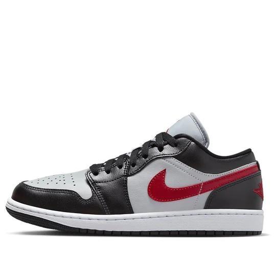 Giày Air Jordan 1 Low Wolf Grey Gym Red WMNS DC0774-062 phối xám trắng đỏ