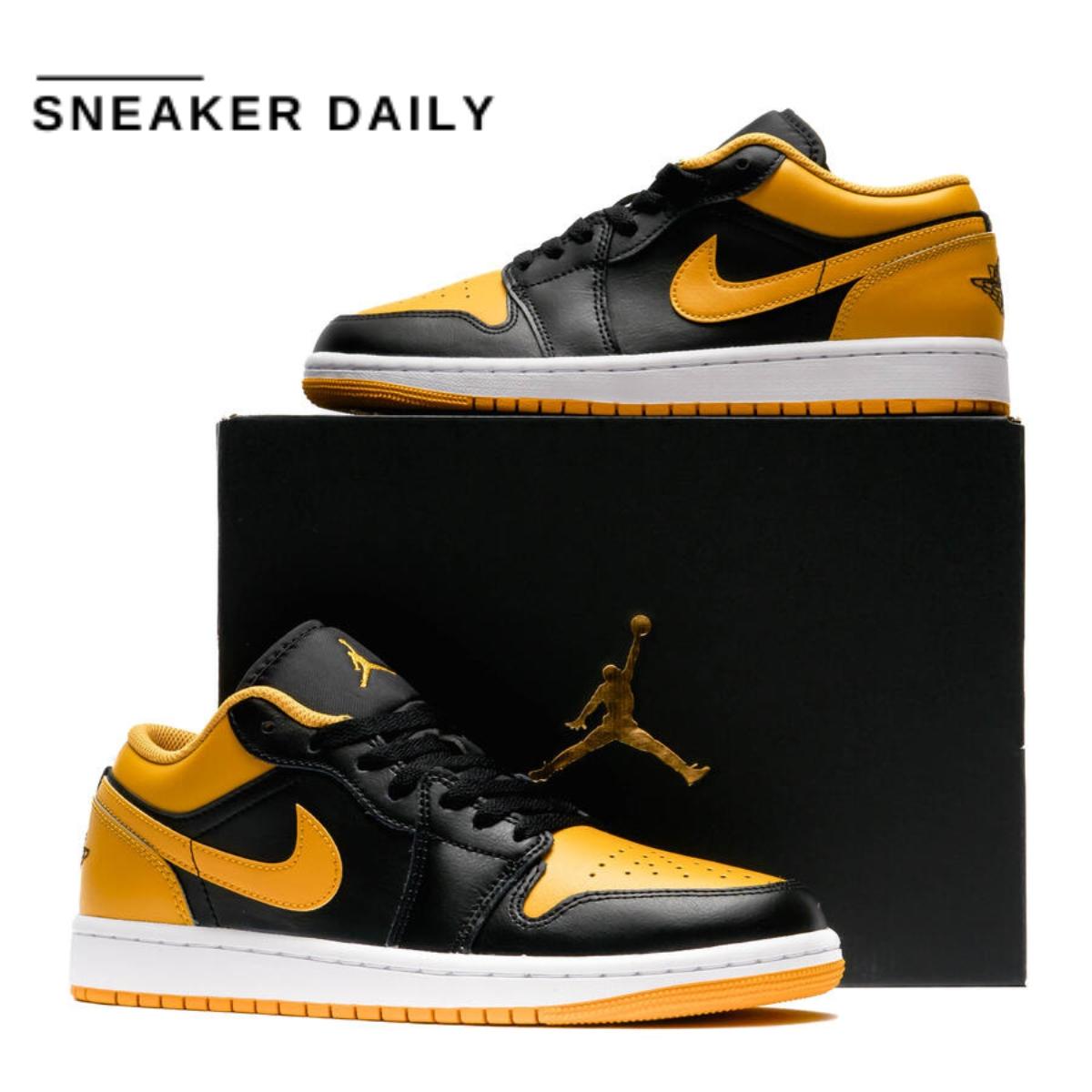 Giày Air Jordan 1 Low Yellow Ochre 553558-072 - Ảnh 3