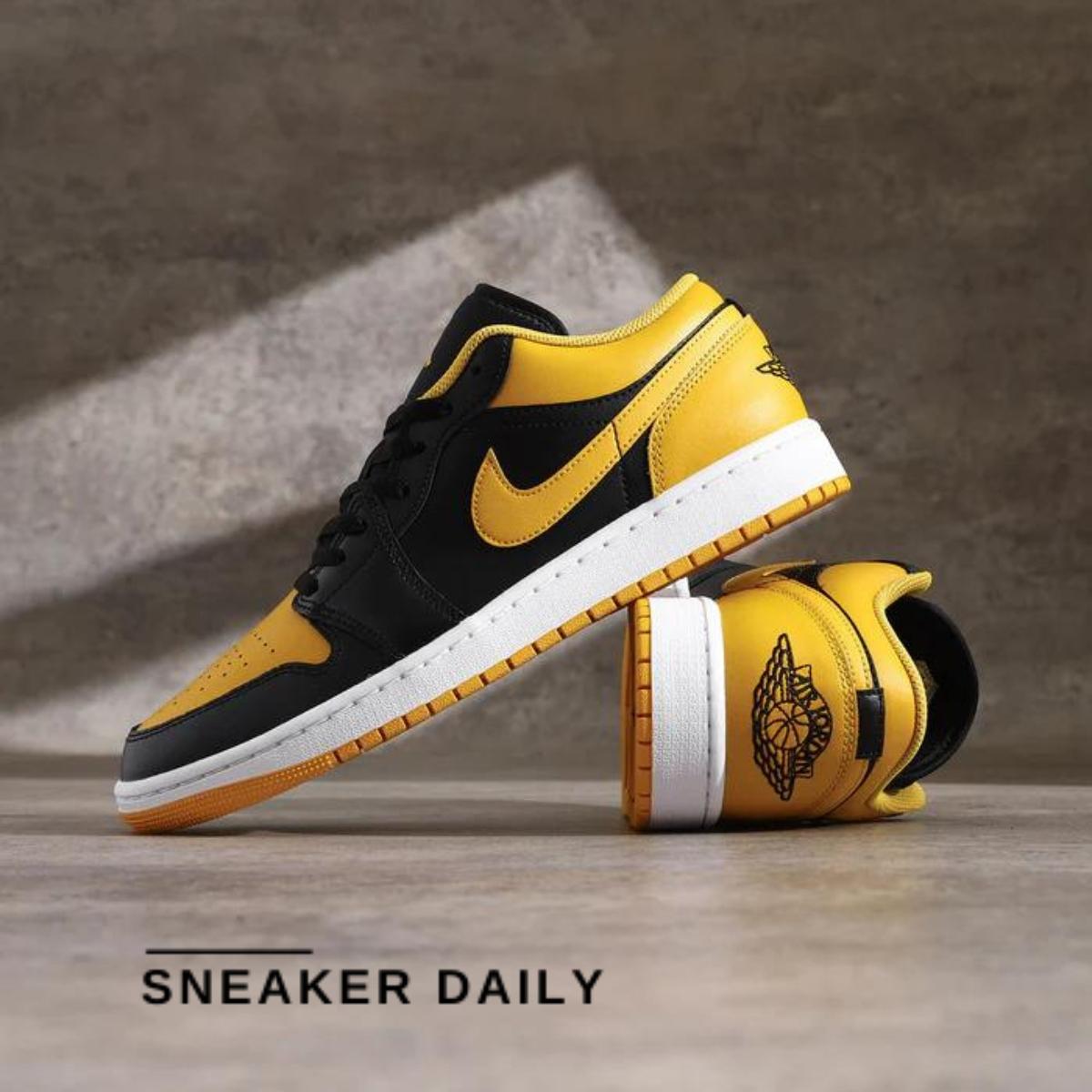 Giày Air Jordan 1 Low Yellow Ochre 553558-072 - Ảnh 5