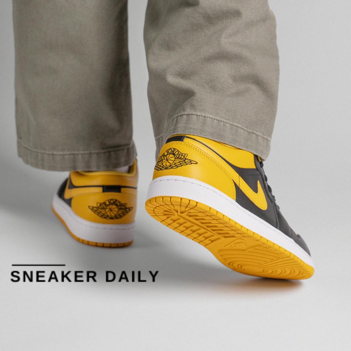 Giày Air Jordan 1 Low Yellow Ochre 553558-072 - Ảnh 6