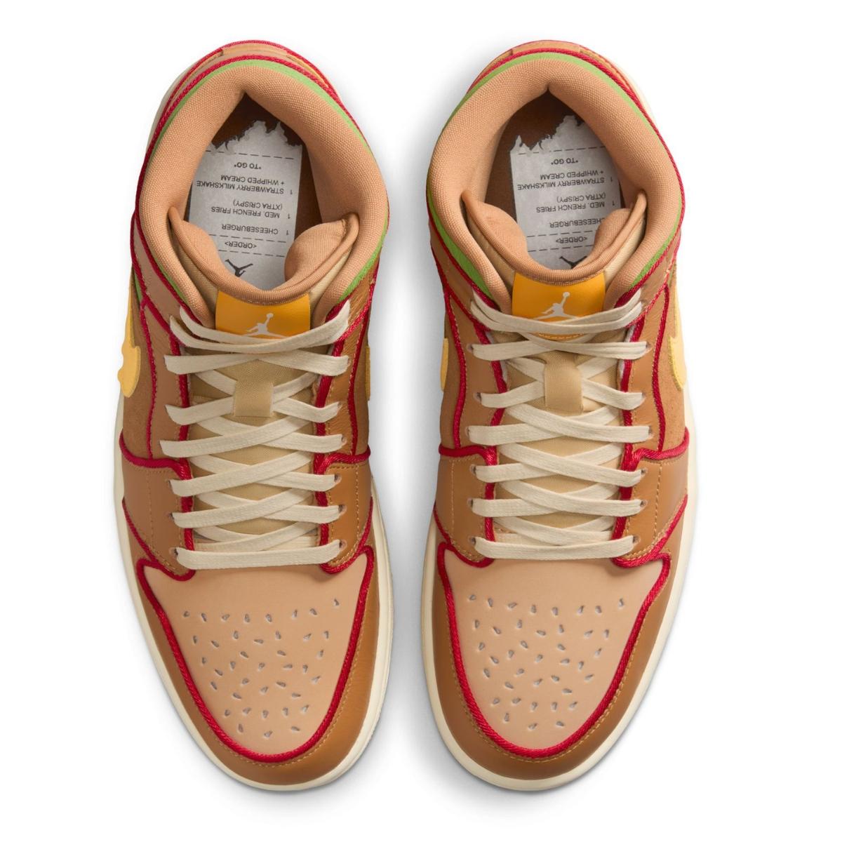 Giày Air Jordan 1 Mid Cheeseburger IB7403-224 - Ảnh 6