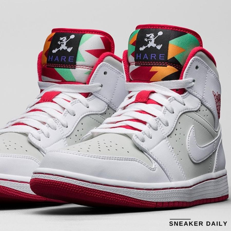 Giày Air Jordan 1 Mid Hare 2015 719551-123 - Ảnh 2