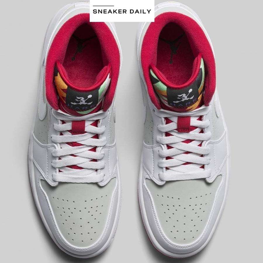 Giày Air Jordan 1 Mid Hare 2015 719551-123 - Ảnh 4