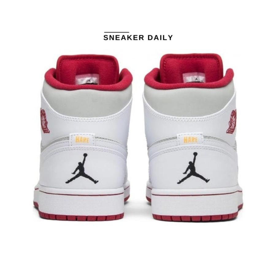 Giày Air Jordan 1 Mid Hare 2015 719551-123 - Ảnh 7