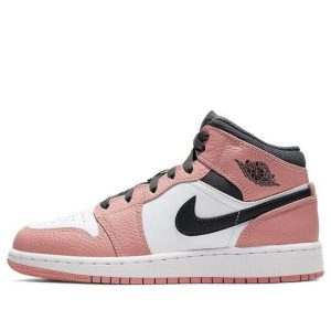 Giày Air Jordan 1 Mid Pink Quartz 555112-603