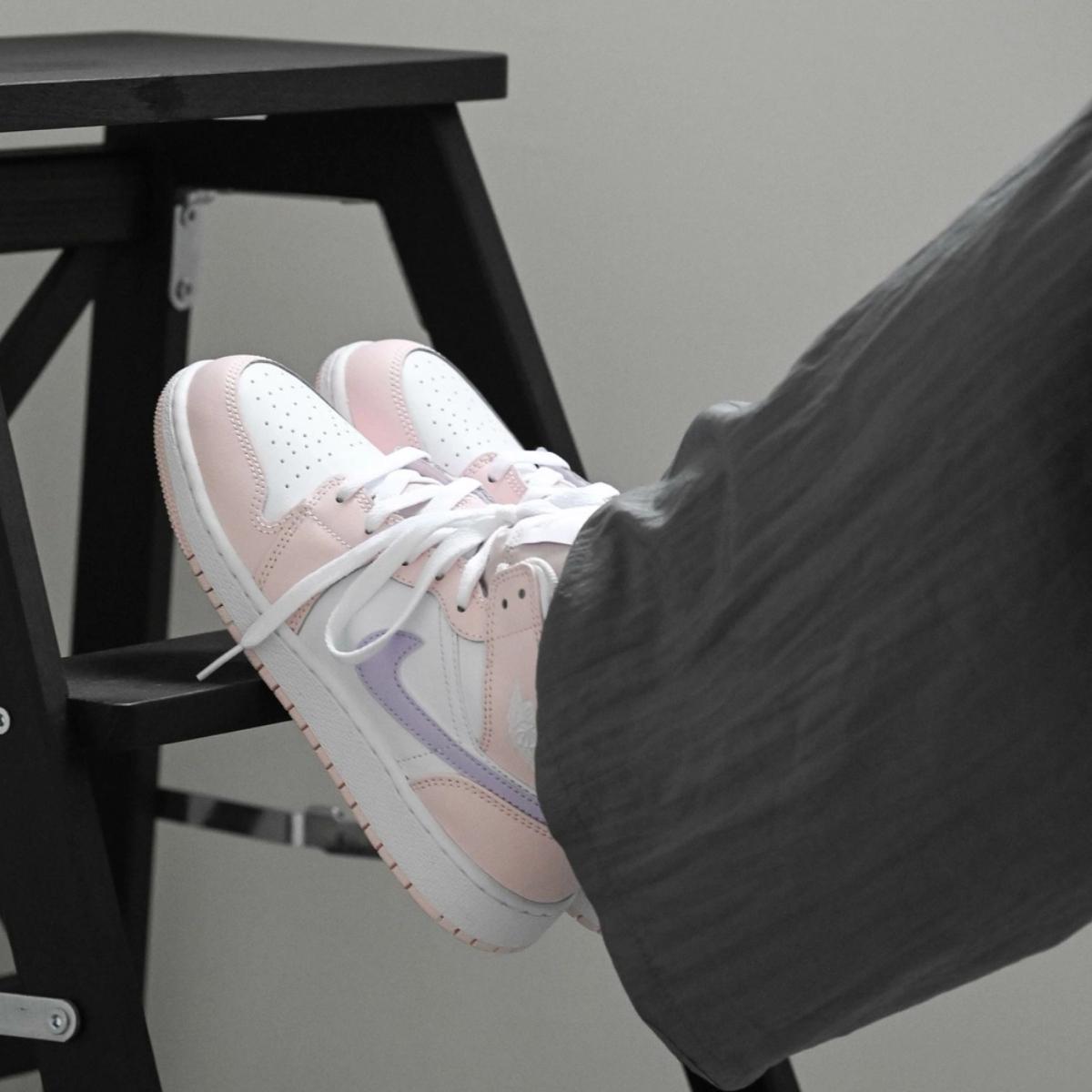 Giày Air Jordan 1 Mid Pink Wash FD8780-601 - Ảnh 7