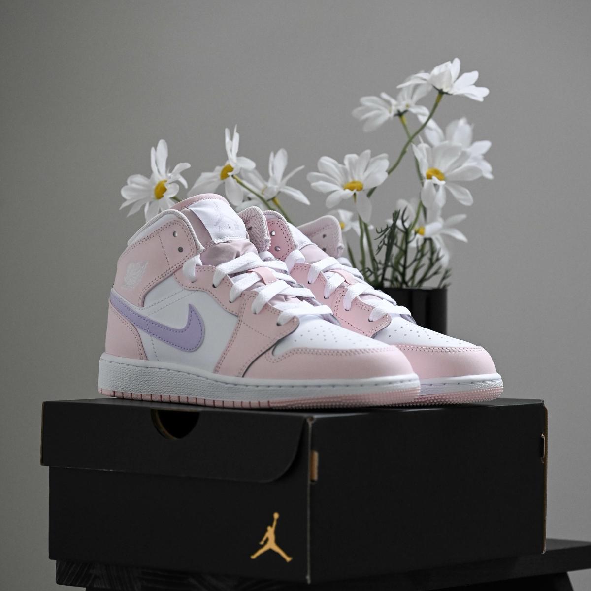 Giày Air Jordan 1 Mid Pink Wash FD8780-601 - Ảnh 9