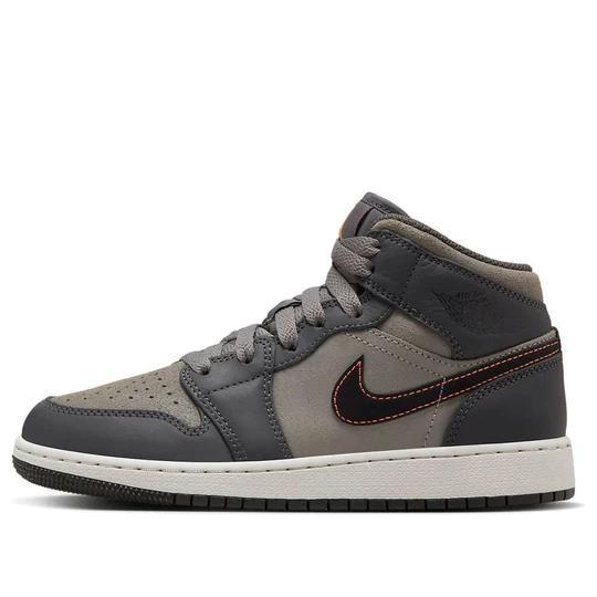 Giày Air Jordan 1 Mid SE Night Stadium GS FQ8341-017 phối màu xám đen xanh navy