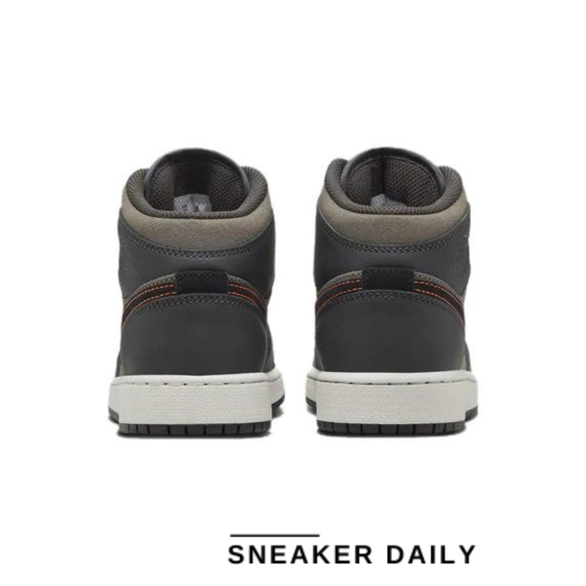 Giày Air Jordan 1 Mid SE Night Stadium (GS) FQ8341-017 - Ảnh 4