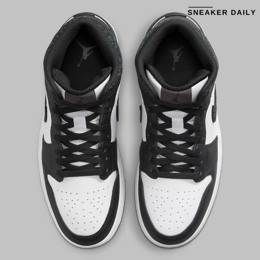 Giày Air Jordan 1 Mid SE Panda Elephant FB9911-001 - Ảnh 11