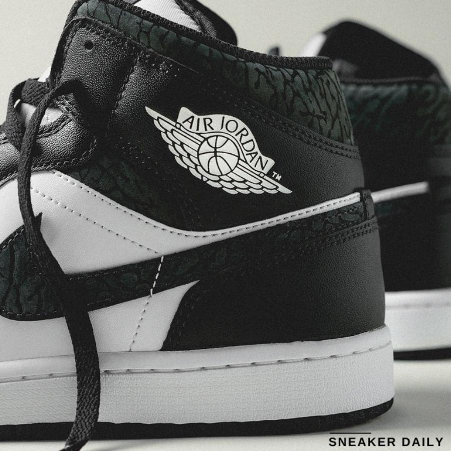 Giày Air Jordan 1 Mid SE Panda Elephant FB9911-001 - Ảnh 3