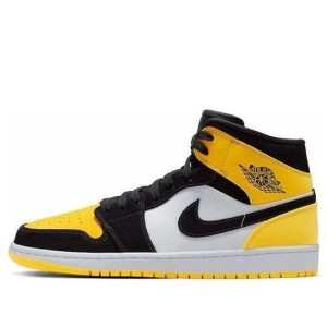 Giày Air Jordan 1 Mid SE Yellow Toe 852542-071