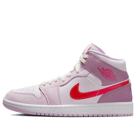 Giày Air Jordan 1 Mid Valentine’s Day WMNS DR0174-500 phối màu hồng trắng