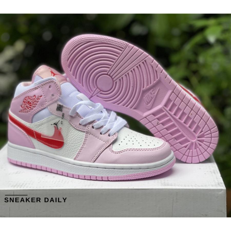 Giày Air Jordan 1 Mid Valentines Day (WMNS) DR0174-500 - Ảnh 10
