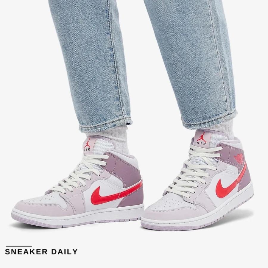 Giày Air Jordan 1 Mid Valentines Day (WMNS) DR0174-500 - Ảnh 2