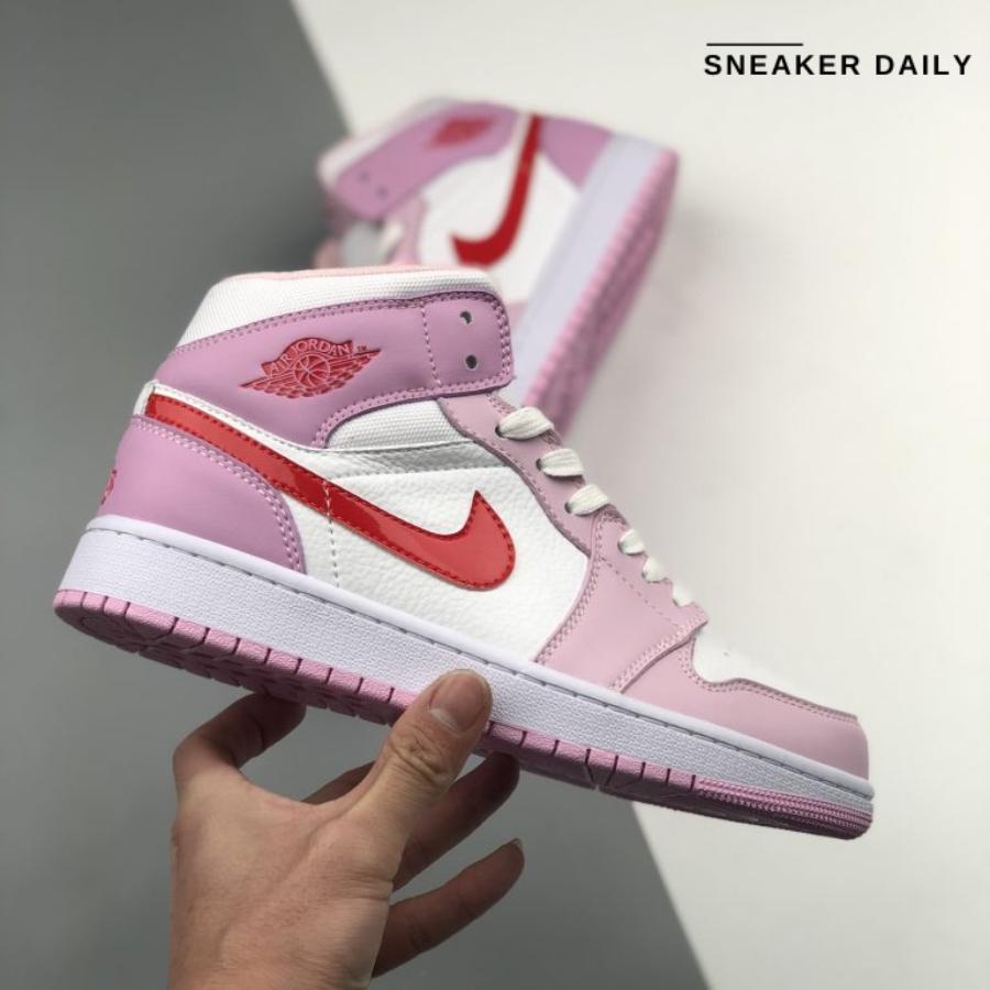 Giày Air Jordan 1 Mid Valentines Day (WMNS) DR0174-500 - Ảnh 3