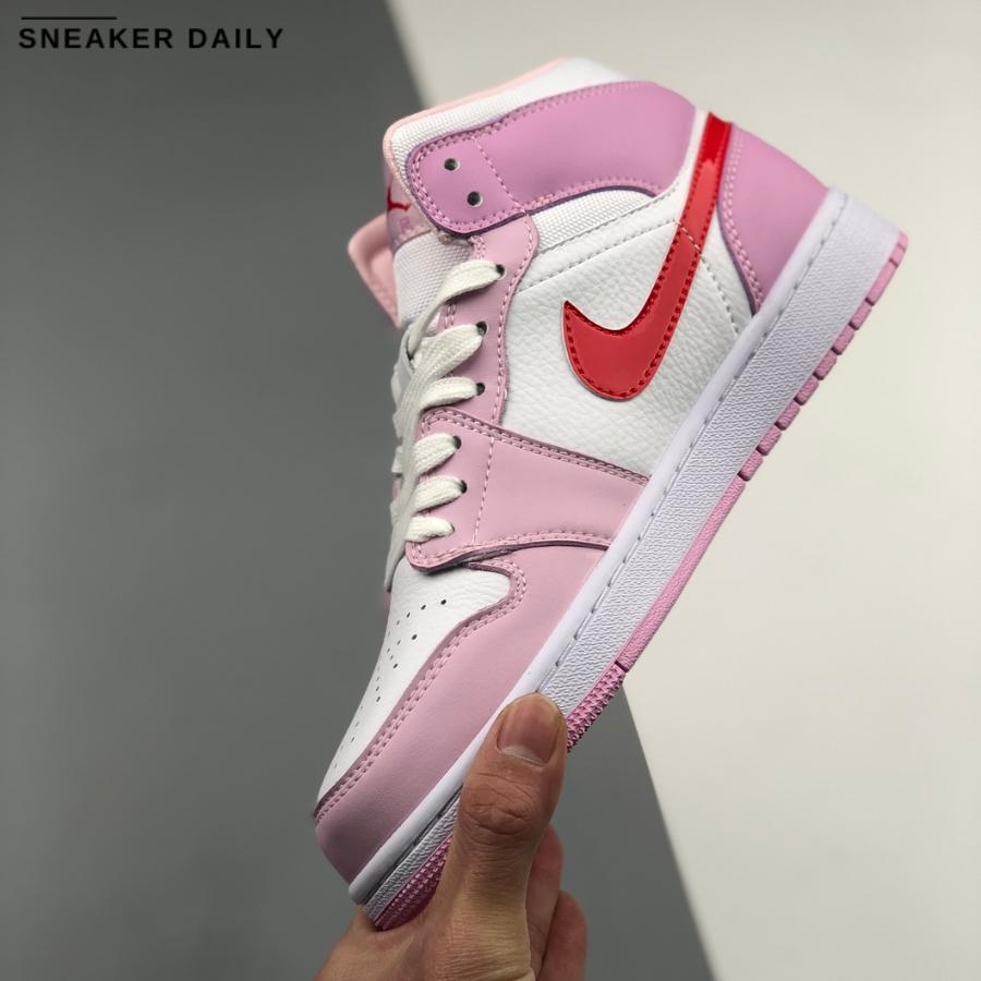 Giày Air Jordan 1 Mid Valentines Day (WMNS) DR0174-500 - Ảnh 4