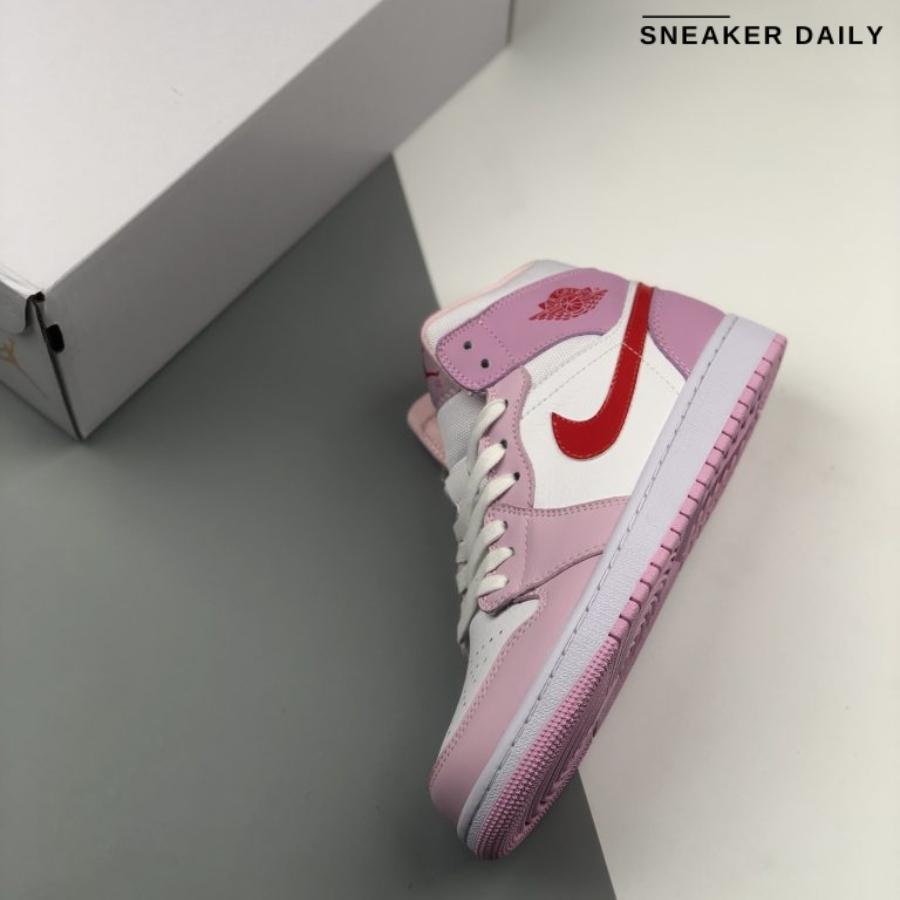 Giày Air Jordan 1 Mid Valentines Day (WMNS) DR0174-500 - Ảnh 5