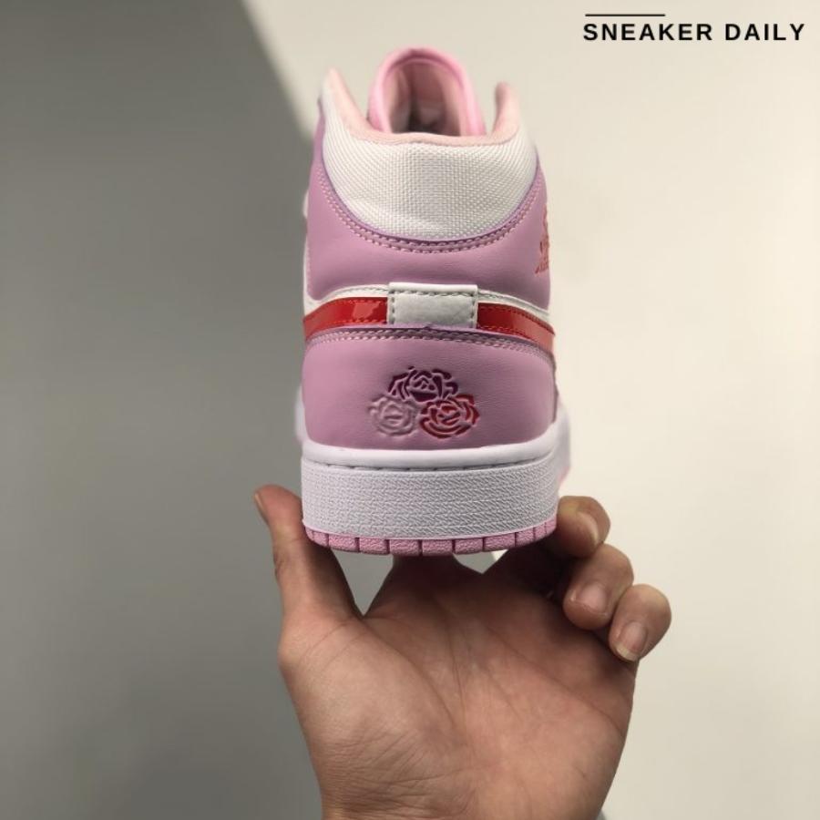 Giày Air Jordan 1 Mid Valentines Day (WMNS) DR0174-500 - Ảnh 6