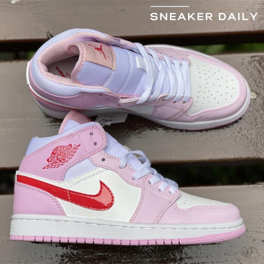 Giày Air Jordan 1 Mid Valentines Day (WMNS) DR0174-500 - Ảnh 9