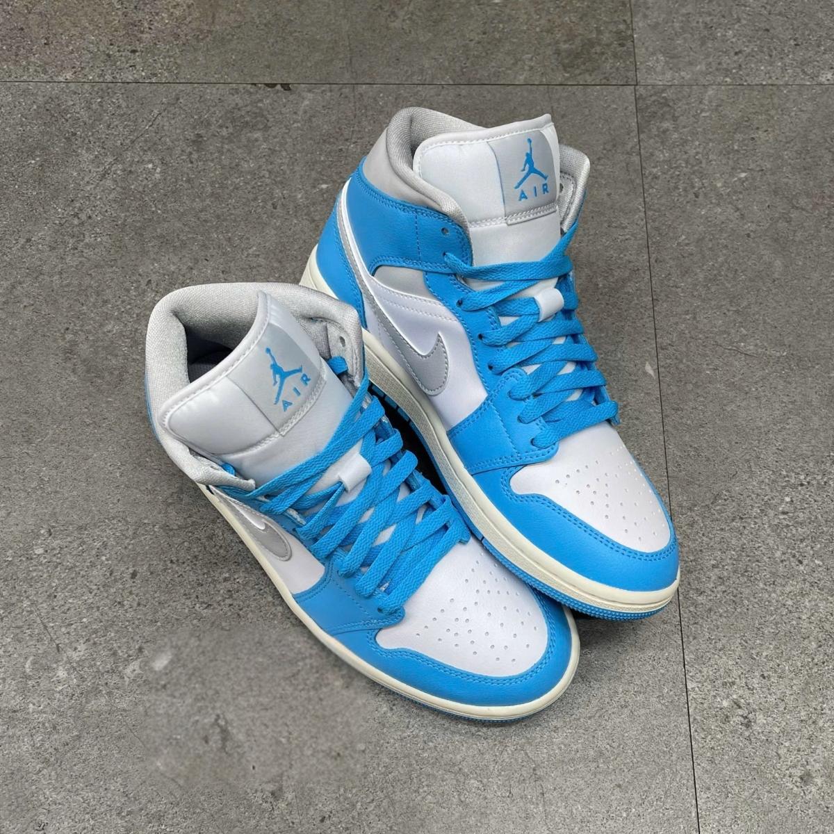Giày Air Jordan 1 Mid Wmns Dark Powder Blue BQ6472-400 - Ảnh 5