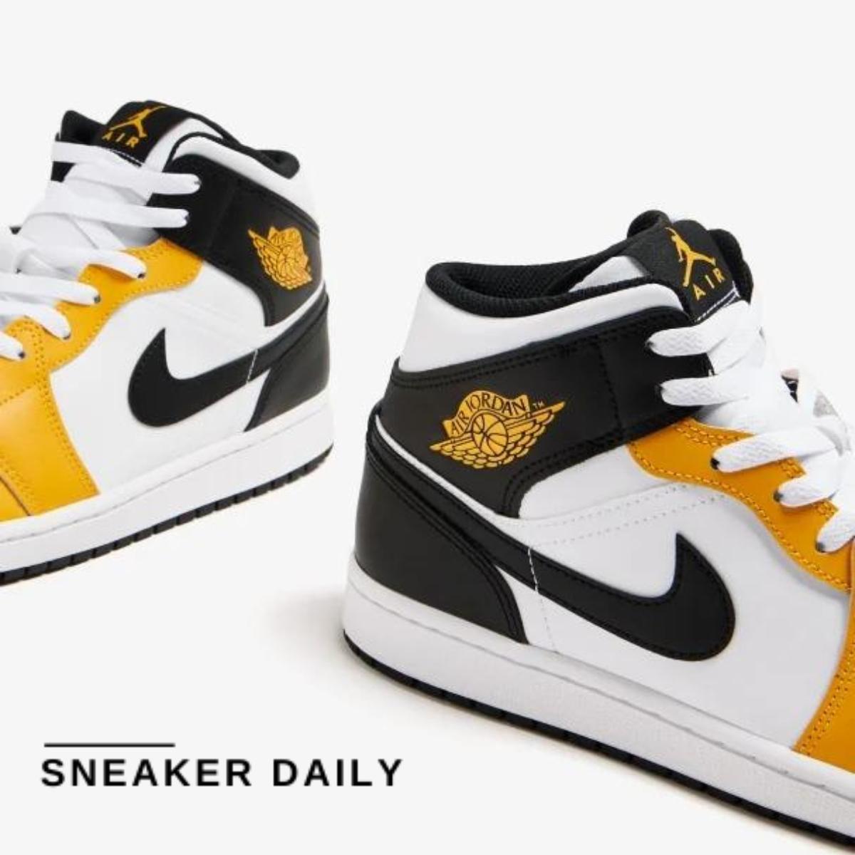 Giày Air Jordan 1 Mid Yellow Ochre DQ8426-701 - Ảnh 6